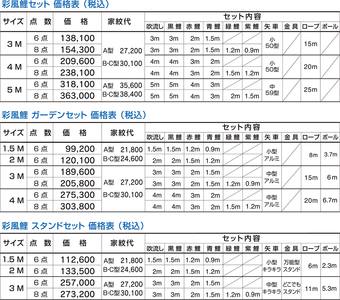 �V��̐F�ǂ��ʕ��̉��i�\